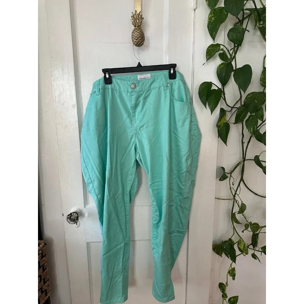 Celebrity Pink women’s size 22 teal jeans
